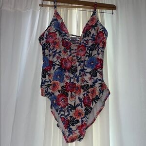 Time and Tru Floral Kids Bodysuit - Pink, Blue, Black